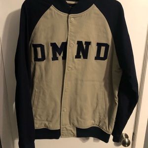 Diamond Supply Snap Button Cotton Varsity Jacket